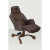 Fauteuil coquille Premium choco