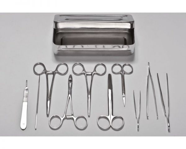 BOITE DE PETITE CHIRURGIE ALUMINIUM