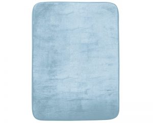 TAPIS MEMOIRE DE FORME BLEU